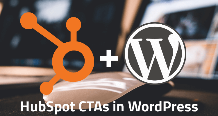 the wordpress logo and hubspot in wordpress