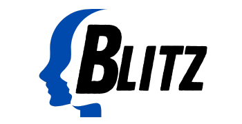 a blue silhouette of a person's head
