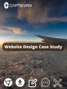 the website design case study is shown above clouds