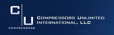 the logo for compressors united international, l c